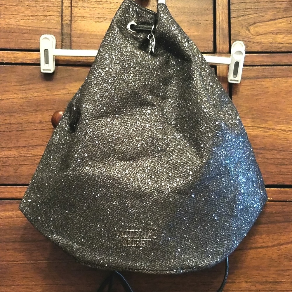 NWOT Silver Shimmery Backpack